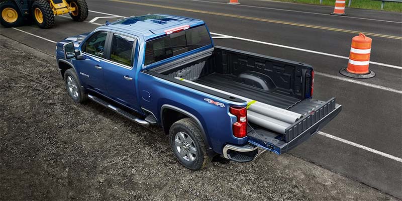Chevrolet Silverado 3500 in a Construction Site