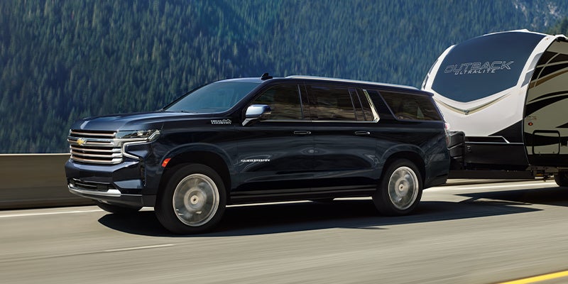 2023 Chevrolet Suburban Pulling A Trailer