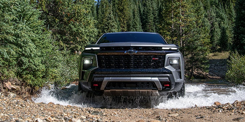204 Chevrolet Traverse Driving Through Water