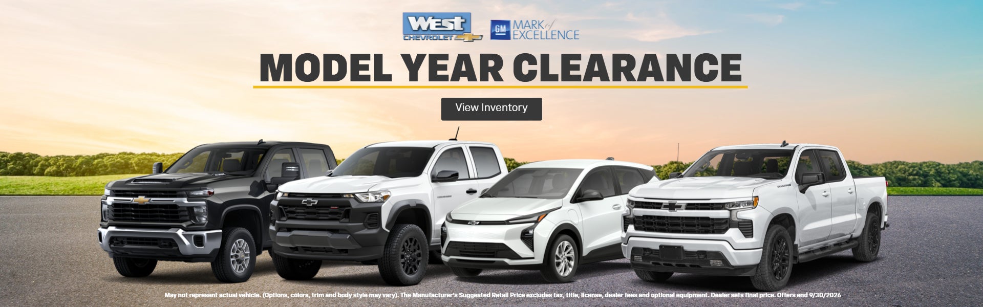 Model Year Clearance